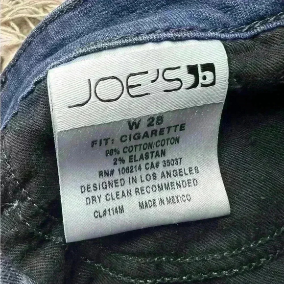 Joe’s Women’s Mid-Rise Cigarette Slim Straight Jeans in Bree Size 28 - Picture 15 of 16